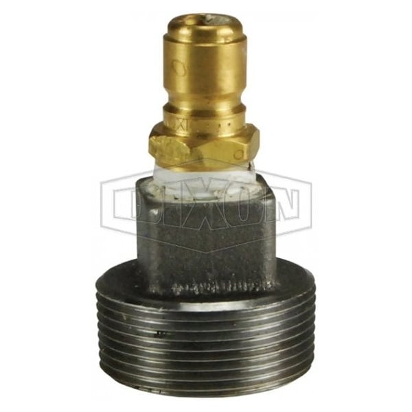 Cam and Groove Test Plug, 4 in, MNPT, Iron/Steel